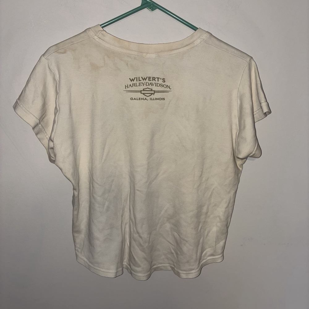 Harley Davidson Womens XL Lot of 3 Vintage Tee Tank Burnout Shirt (read desc) - Picture 11 of 13